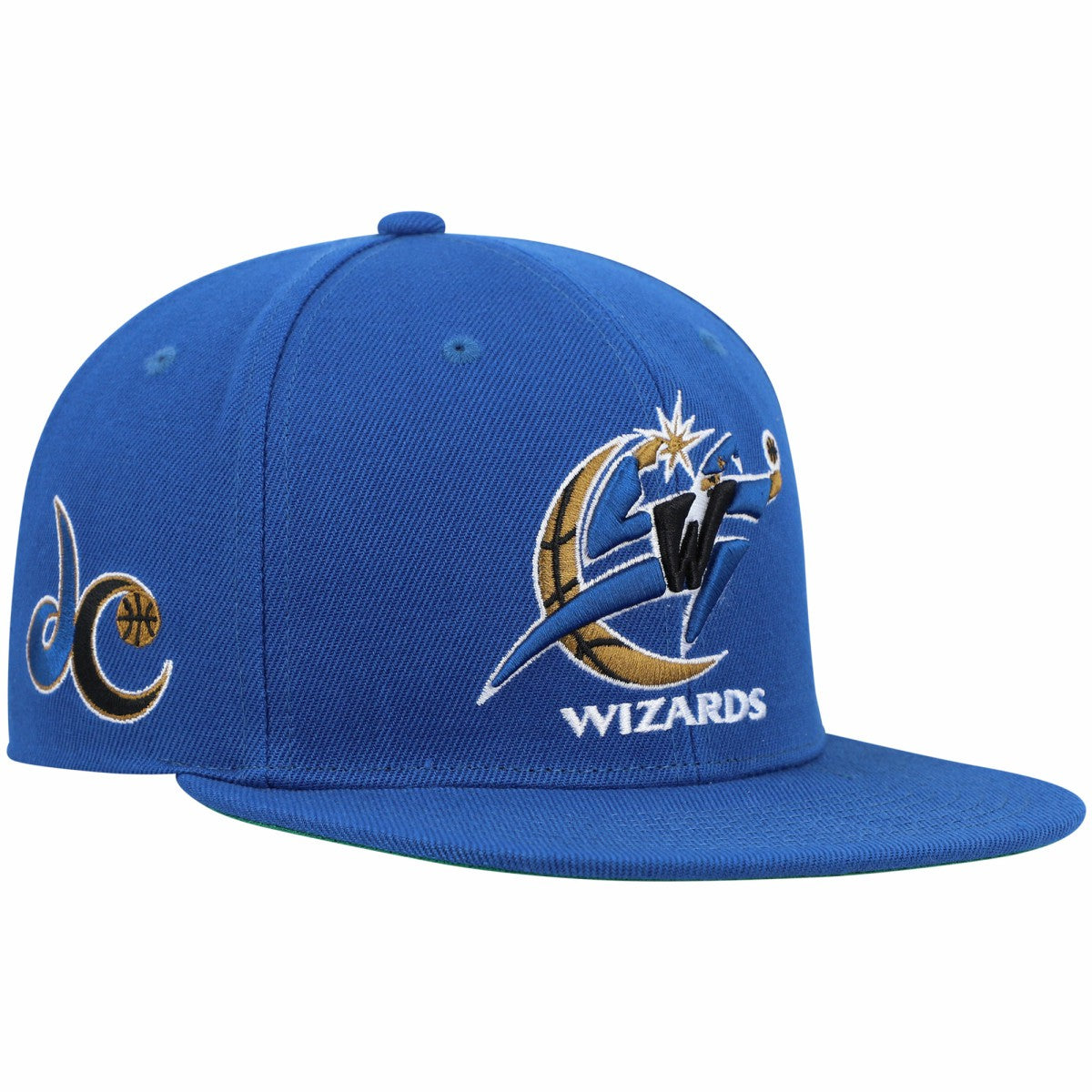 Mitchell & Ness Washington Wizards Hardwood Classics Snapback Hat Blue