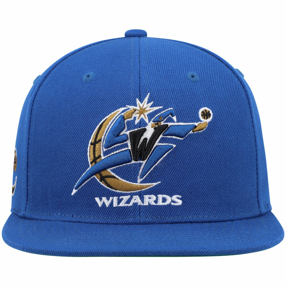 Mitchell & Ness Washington Wizards Hardwood Classics Snapback Hat Blue