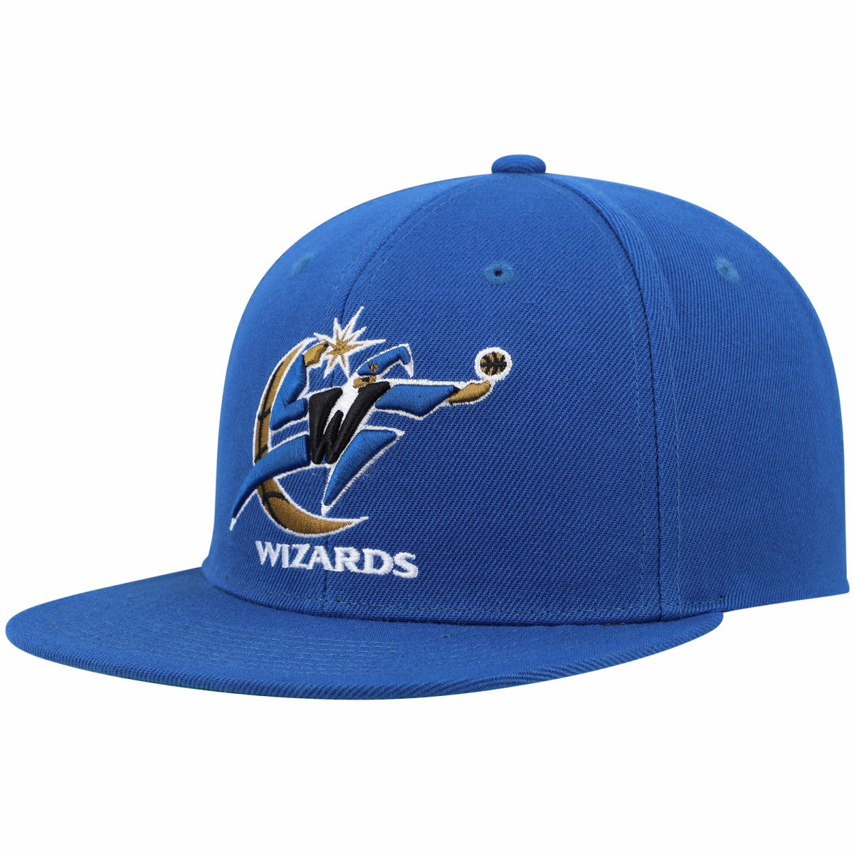 Mitchell & Ness Washington Wizards Hardwood Classics Snapback Hat Blue