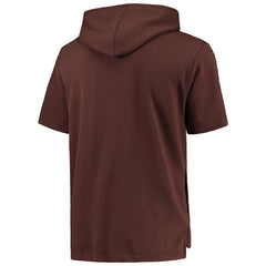 Cleveland Browns Game Day Hoodie T-Shirt - Brown - Mitchell & Ness