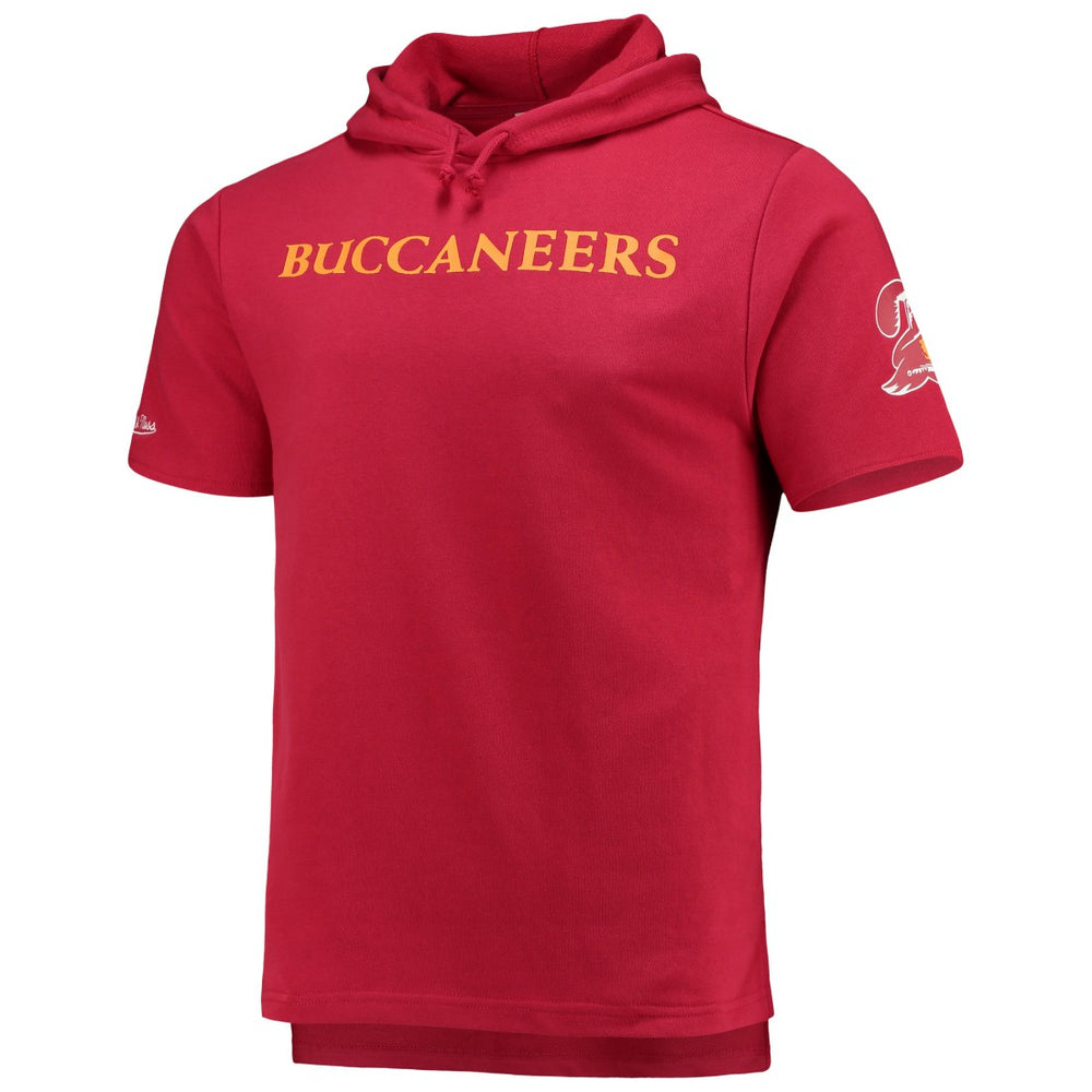 Tampa Bay Buccaneers Game Day Hoodie T-Shirt - Red - Mitchell & Ness
