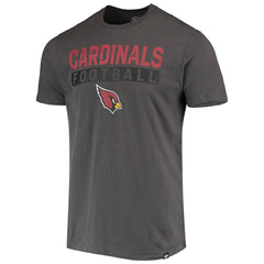 Arizona Cardinals '47 Dark Ops Super Rival T-Shirt - Charcoal - 47 brand