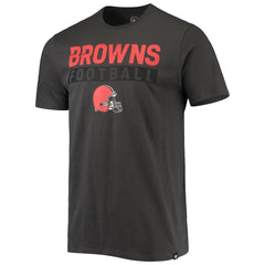 Cleveland Browns '47 Dark Ops Super Rival T-Shirt - Charcoal - 47 brand