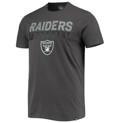 Las Vegas Raiders '47 Dark Ops Super Rival T-Shirt - Charcoal - 47 brand