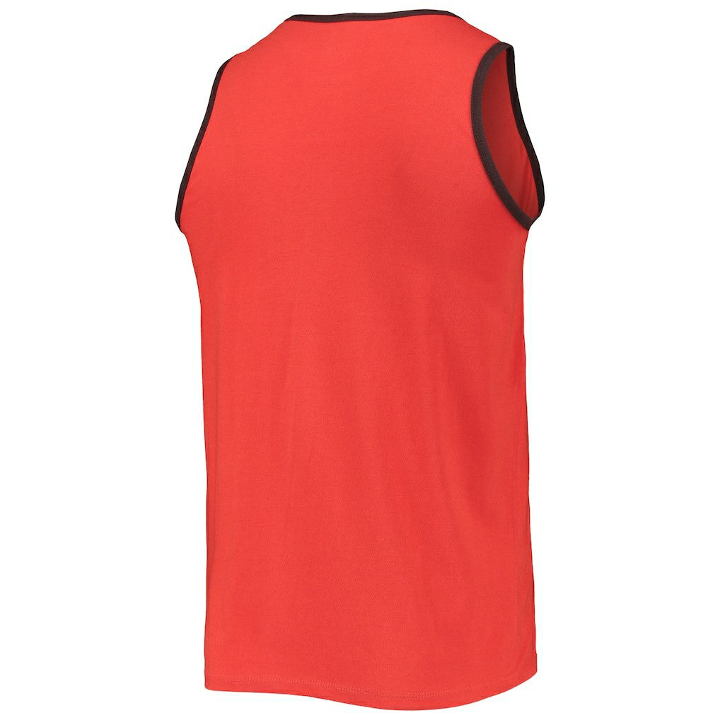 Cleveland Browns '47 Edge Super Rival Tank Top - Orange - 47 brand