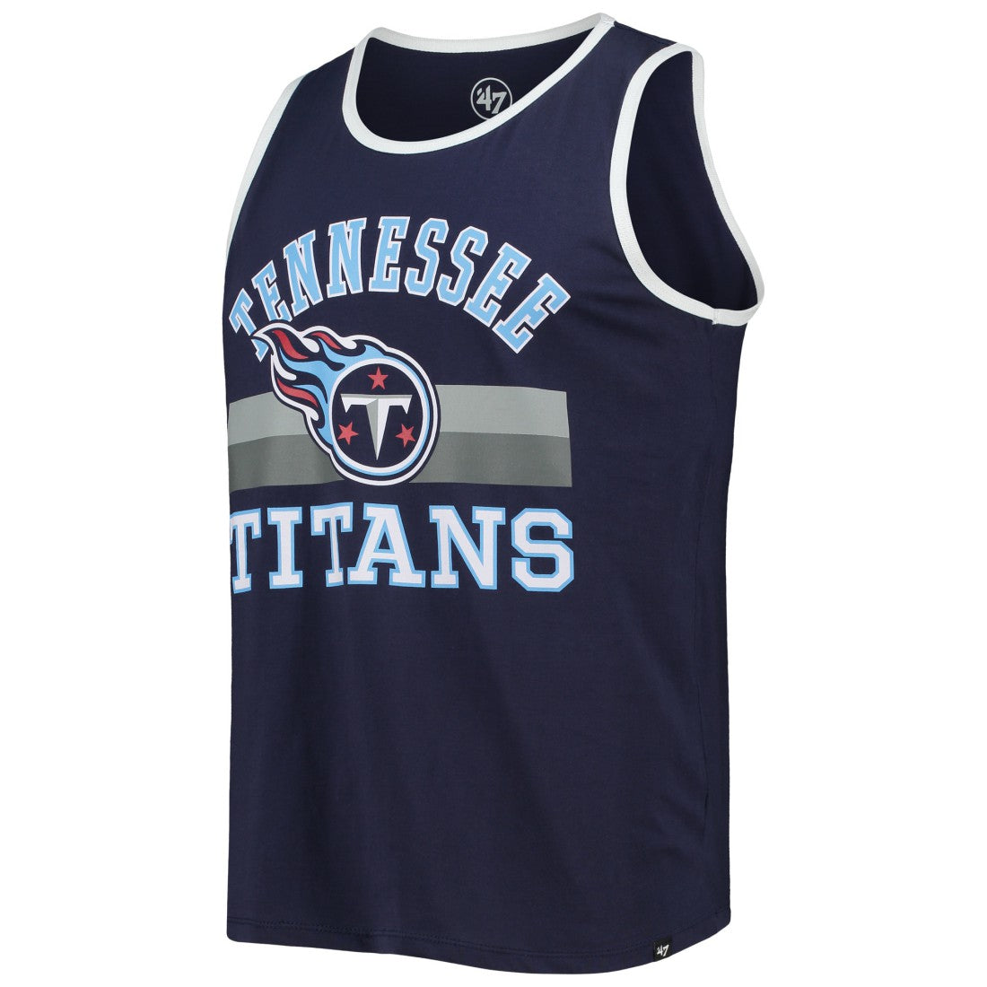 Tennessee Titans '47 Edge Super Rival Tank Top - Navy - 47 brand