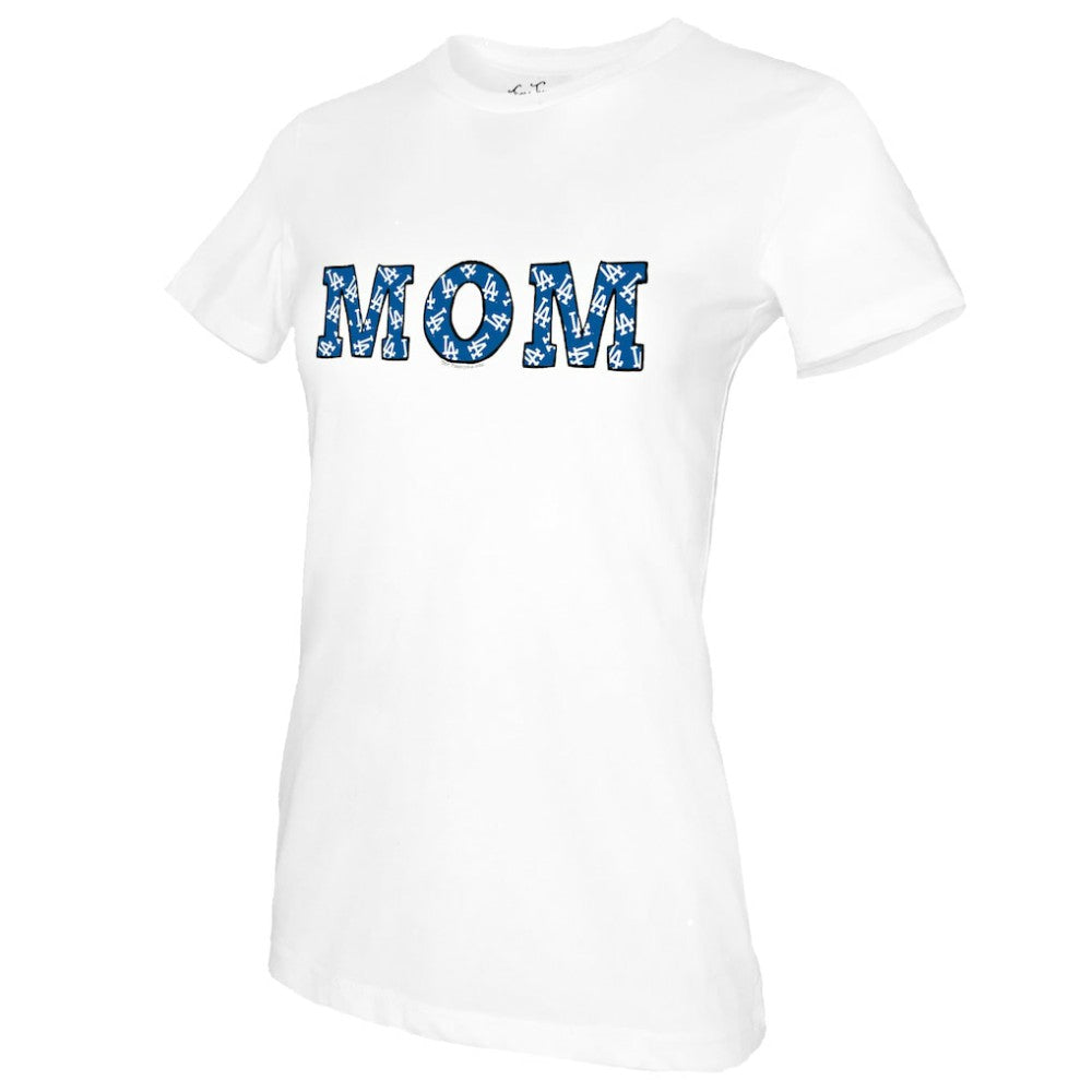 Los Angeles Dodgers Tiny Turnip Women's Mom T-Shirt Discount