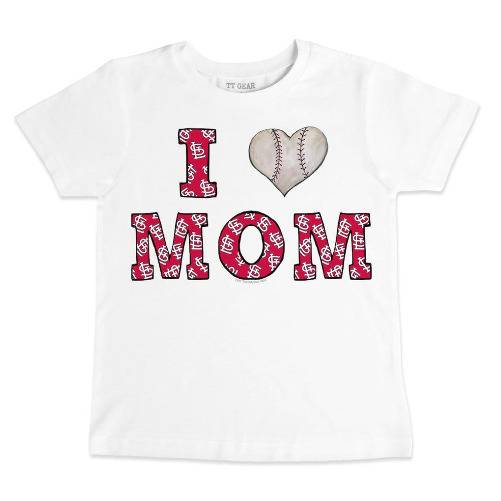 St. Louis Cardinals Tiny Turnip Youth Heart Mom T-Shirt Online