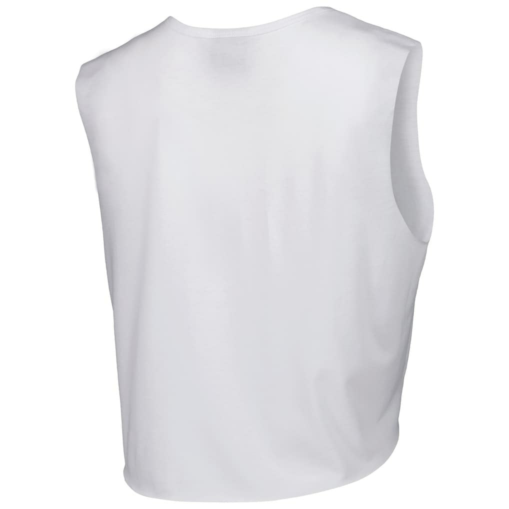 Arizona Cardinals Cuce Women's Sequin Cropped Tank Top - White - NFL