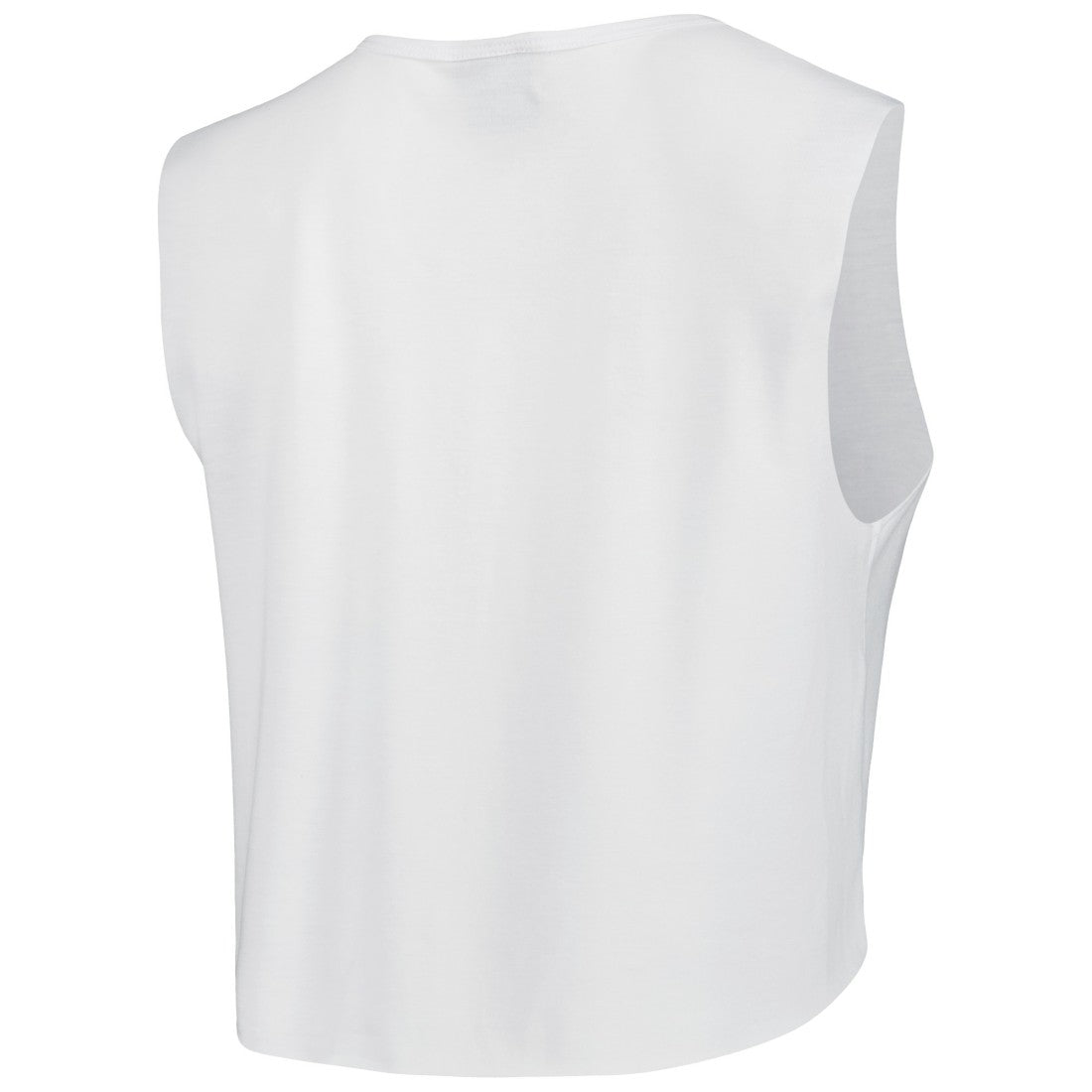 Tampa Bay Buccaneers Cuce Women's Sequin Tri-Blend Cropped Tank Top - White - NFL