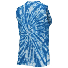 Dallas Cowboys Lauren James Women's Tie-Dye Jersey Boxy Tank Top - Royal - NFL