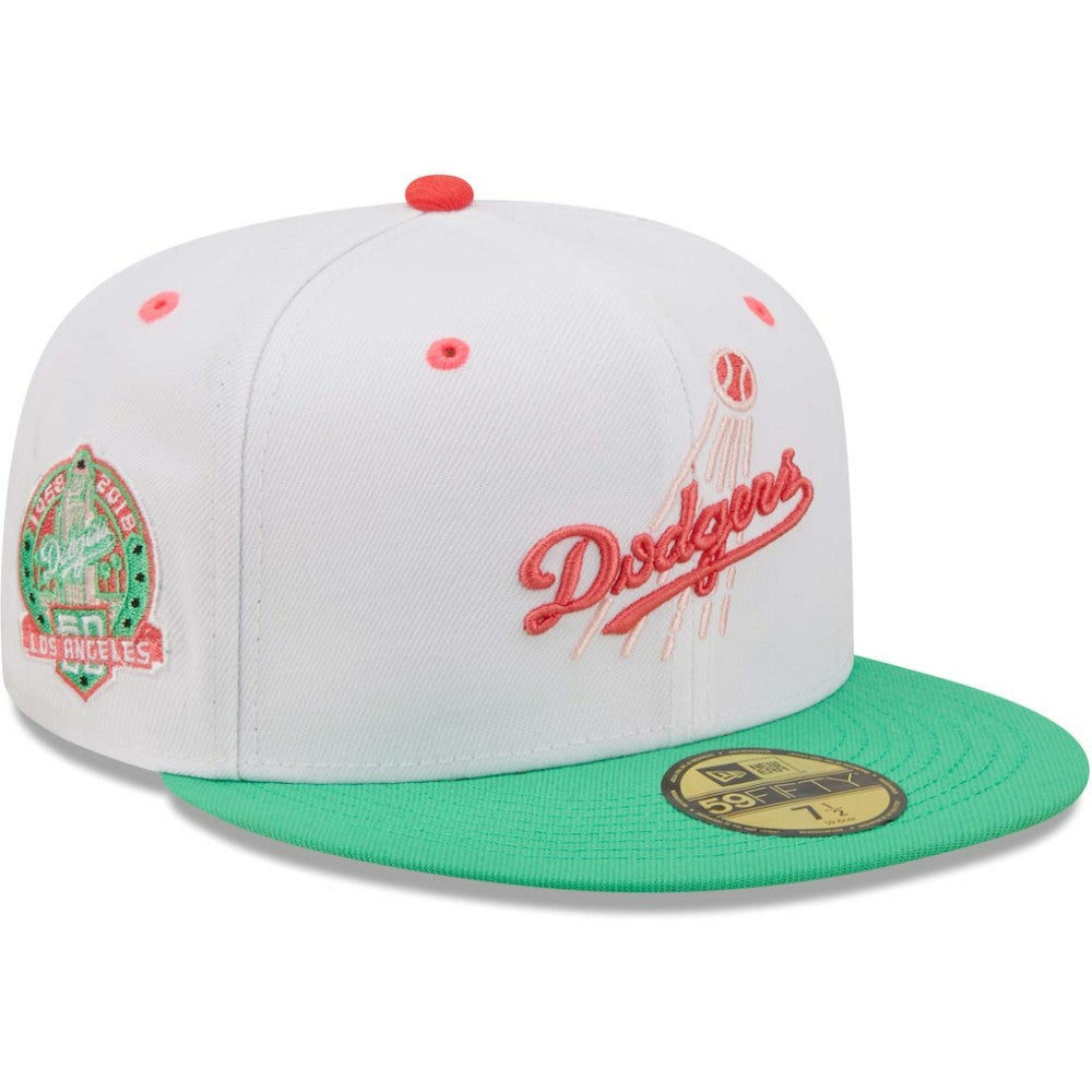 Los Angeles Dodgers New Era 50th Anniversary in Los Angeles Watermelon Lolli 59FIFTY Fitted Hat Online