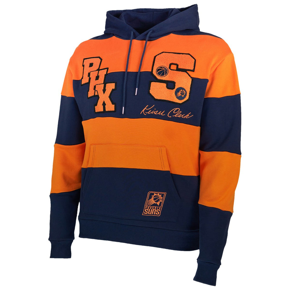 Phoenix Suns NBA x Keiser Clark No Caller ID Pullover Hoodie Navy/Orange
