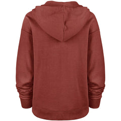 Washington Commanders '47 Women's Color Rise Kennedy Pullover V-Neck Hoodie - Heathered Burgundy - 47 brand