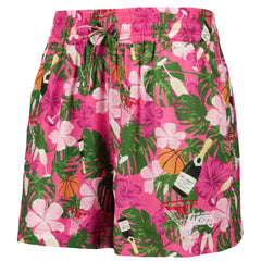 Los Angeles Lakers Lusso Women's Finley-Frankie Party Top & Shorts Set Pink