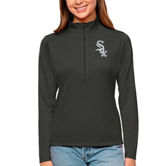 Chicago White Sox Antigua Women's Tribute Quarter-Zip Pullover Top for sale