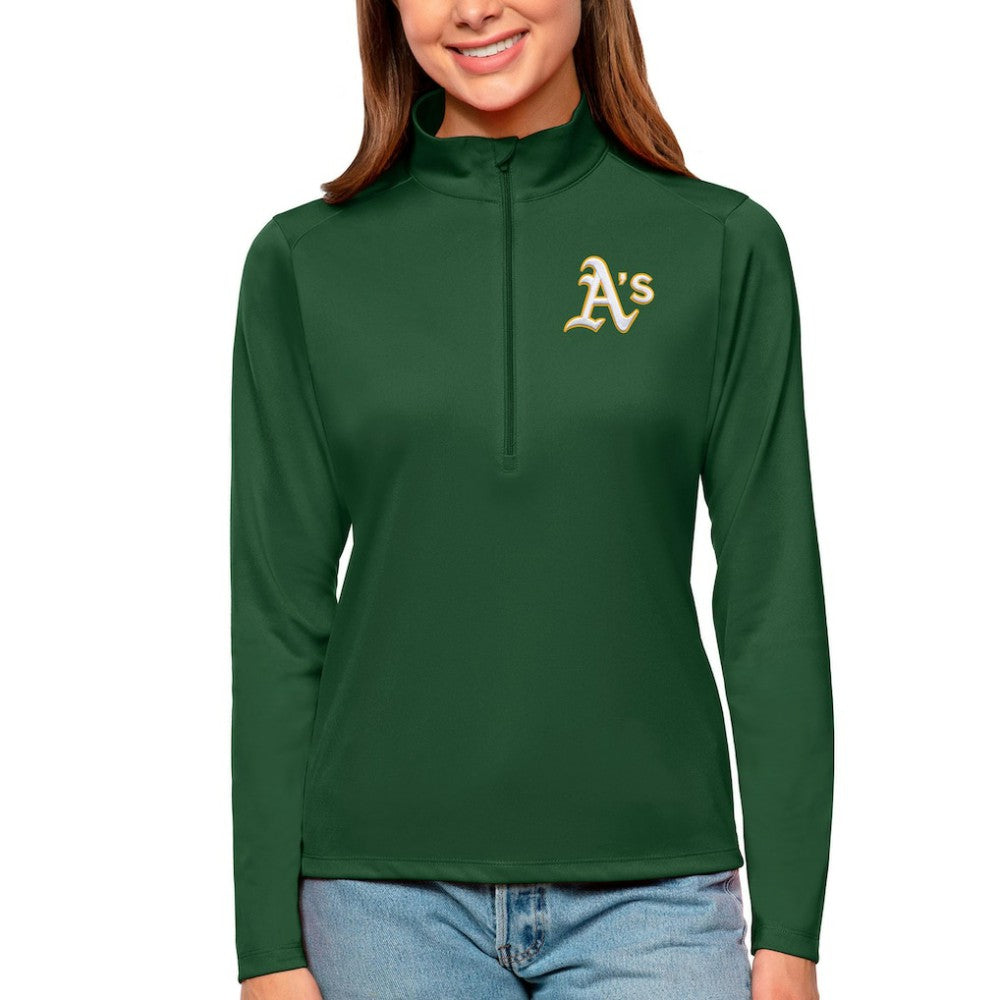 Athletics Antigua Women's Tribute Quarter-Zip Pullover Top Sale