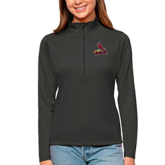 St. Louis Cardinals Antigua Women's Tribute Quarter-Zip Pullover Top Online