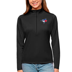 Toronto Blue Jays Antigua Women's Tribute Quarter-Zip Pullover Top Near Me