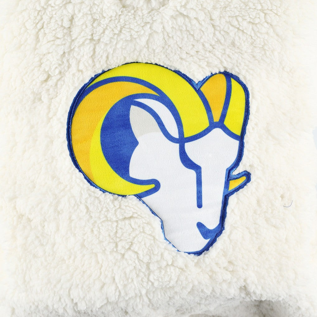 Los Angeles Rams FOCO Repeat Print Reversible Hoodeez - NFL