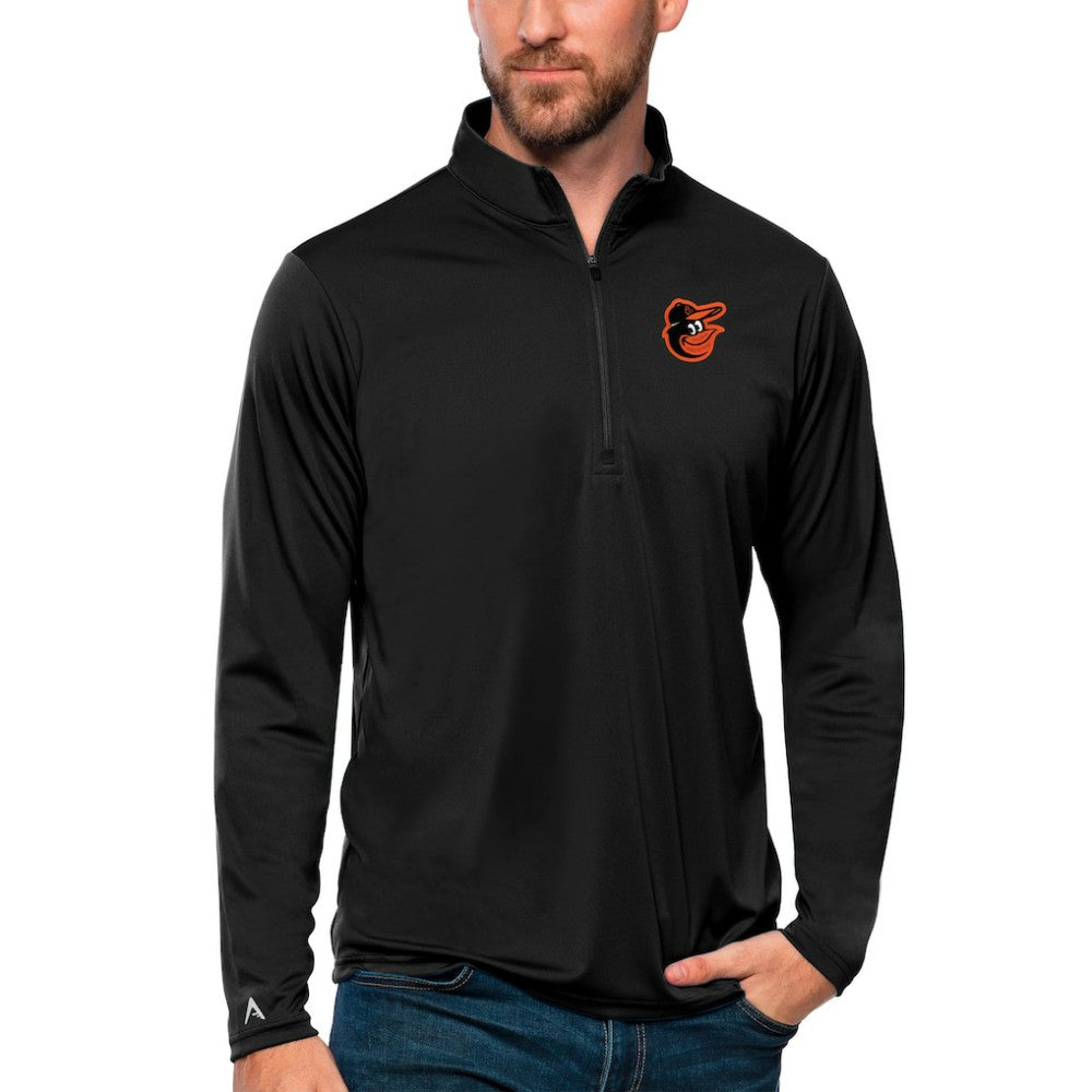 Baltimore Orioles Antigua Tribute Quarter-Zip Pullover Top Outlet