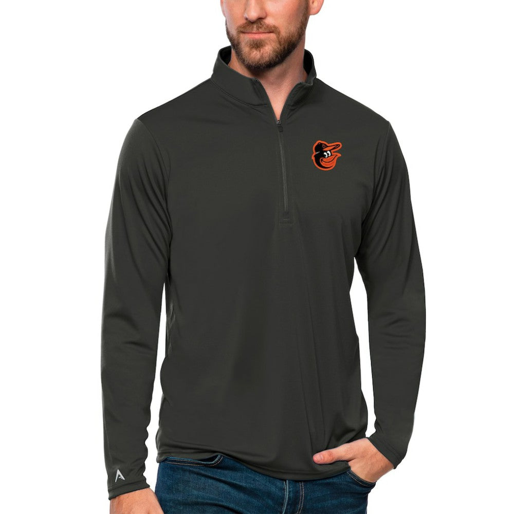 Baltimore Orioles Antigua Tribute Quarter-Zip Pullover Top Online