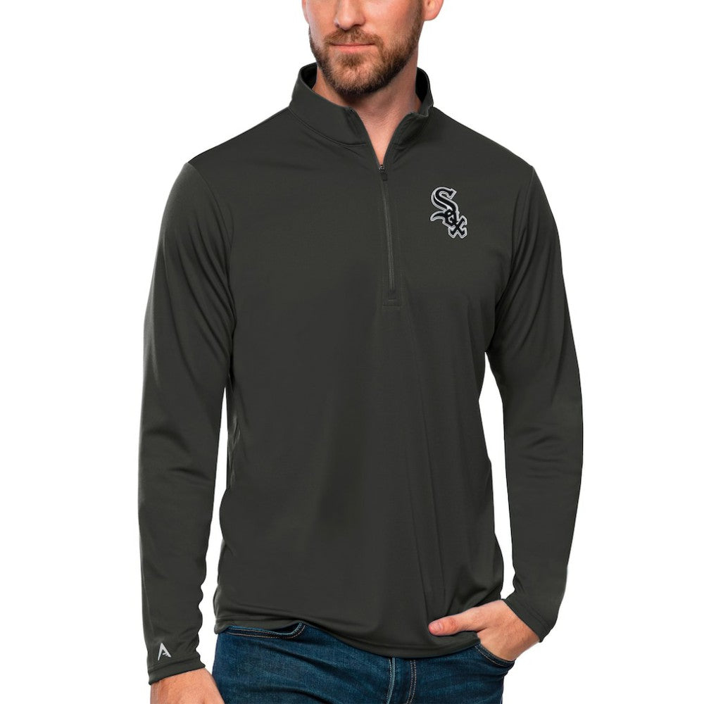 Chicago White Sox Antigua Tribute Quarter-Zip Pullover Top Online