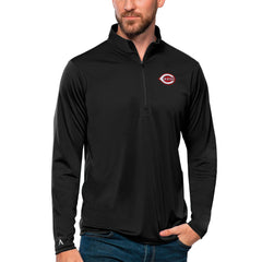 Cincinnati Reds Antigua Tribute Quarter-Zip Pullover Top Sale