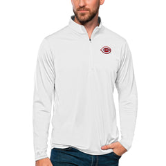 Cincinnati Reds Antigua Tribute Quarter-Zip Pullover Top for sale
