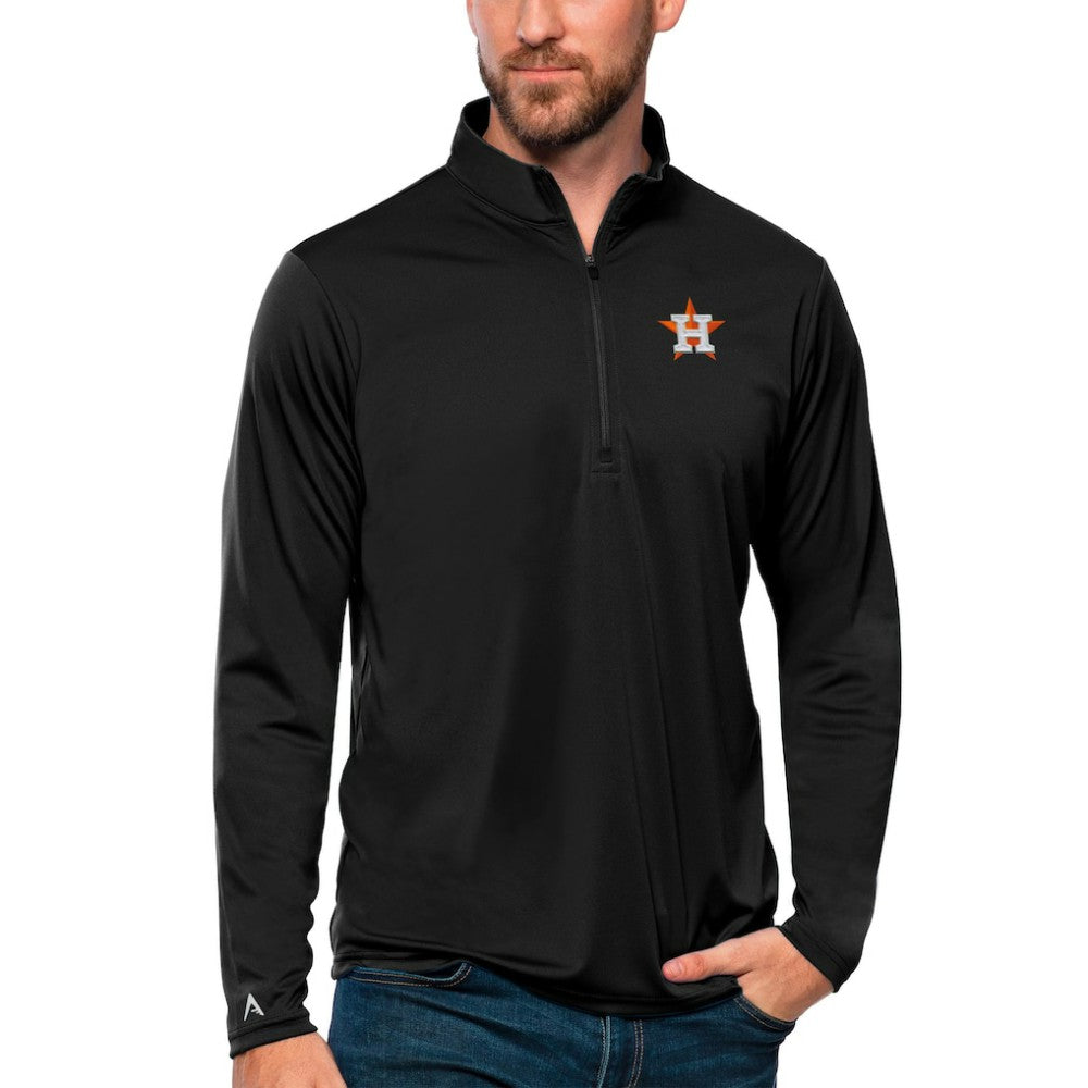 Houston Astros Antigua Tribute Quarter-Zip Pullover Top Sale