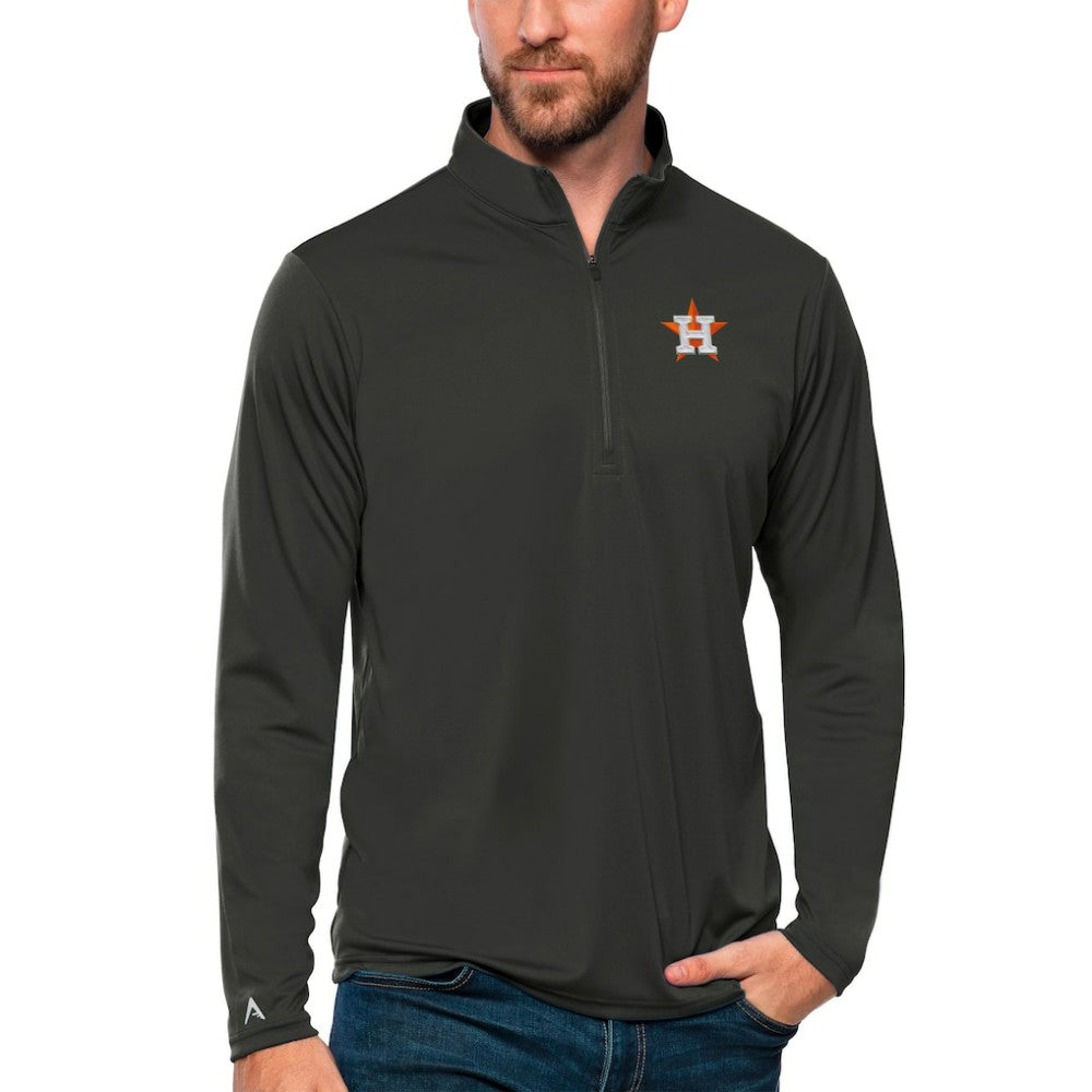 Houston Astros Antigua Tribute Quarter-Zip Pullover Top Near Me