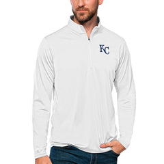 Kansas City Royals Antigua Tribute Quarter-Zip Pullover Top Outlet