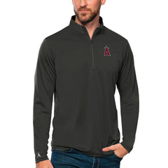 Los Angeles Angels Antigua Tribute Quarter-Zip Pullover Top Discount