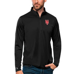 New York Mets Antigua Tribute Quarter-Zip Pullover Top Near Me