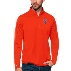 New York Mets Antigua Tribute Quarter-Zip Pullover Top Sale