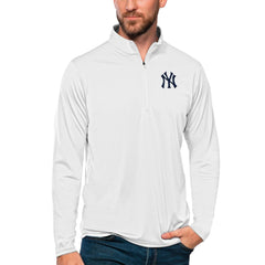 New York Yankees Antigua Tribute Quarter-Zip Pullover Top for sale