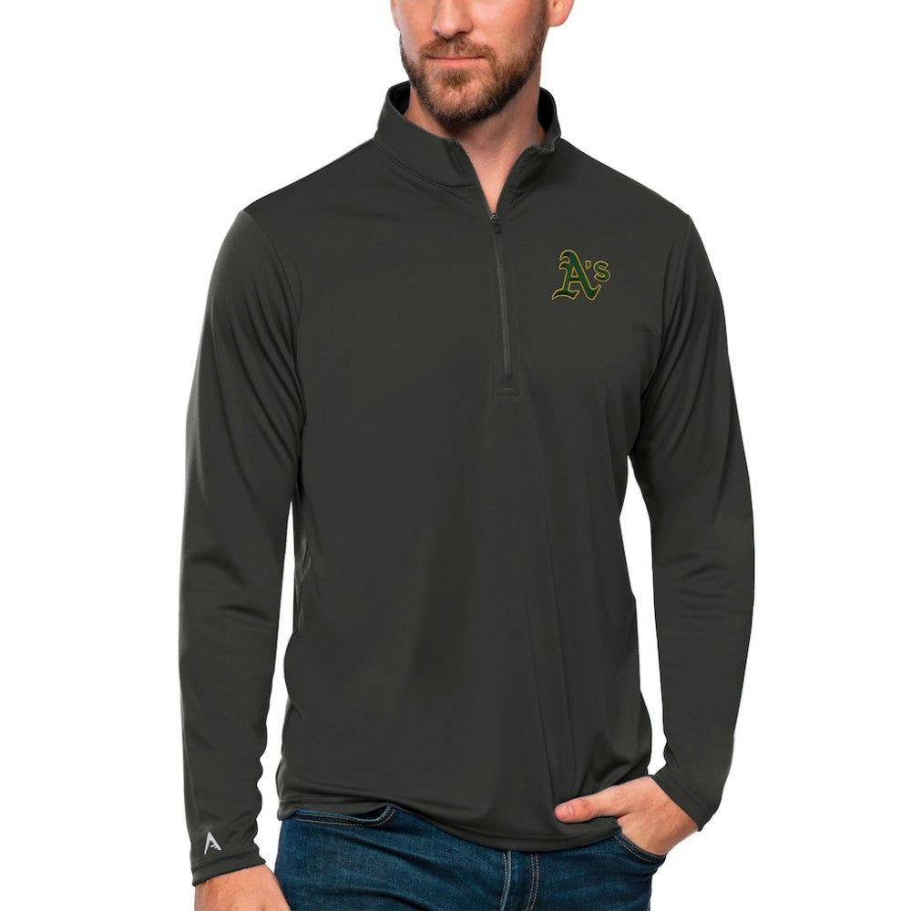 Athletics Antigua Tribute Quarter-Zip Pullover Top Near Me