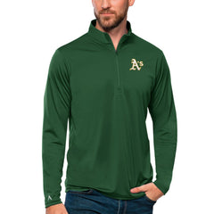 Athletics Antigua Tribute Quarter-Zip Pullover Top for sale