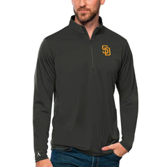 San Diego Padres Antigua Tribute Quarter-Zip Pullover Top for sale