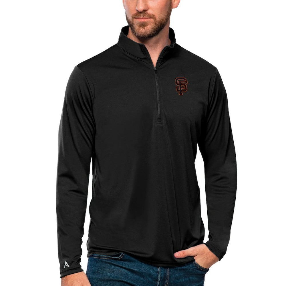 San Francisco Giants Antigua Tribute Quarter-Zip Pullover Top for sale