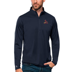 St. Louis Cardinals Antigua Tribute Quarter-Zip Pullover Top Near Me