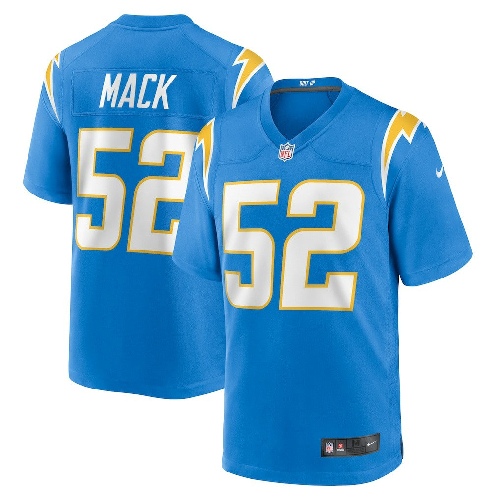 Khalil Mack Los Angeles Chargers Game Jersey - Powder Blue - Nike