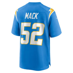 Khalil Mack Los Angeles Chargers Game Jersey - Powder Blue - Nike