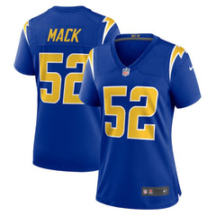 Khalil Mack Los Angeles Chargers Women's Alternate Game Jersey - Royal - Nike