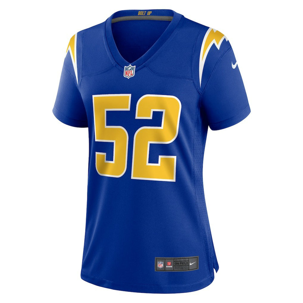 Khalil Mack Los Angeles Chargers Women's Alternate Game Jersey - Royal - Nike