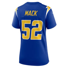 Khalil Mack Los Angeles Chargers Women's Alternate Game Jersey - Royal - Nike