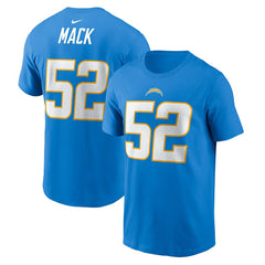 Khalil Mack Los Angeles Chargers Player Name & Number T-Shirt - Powder Blue - Nike