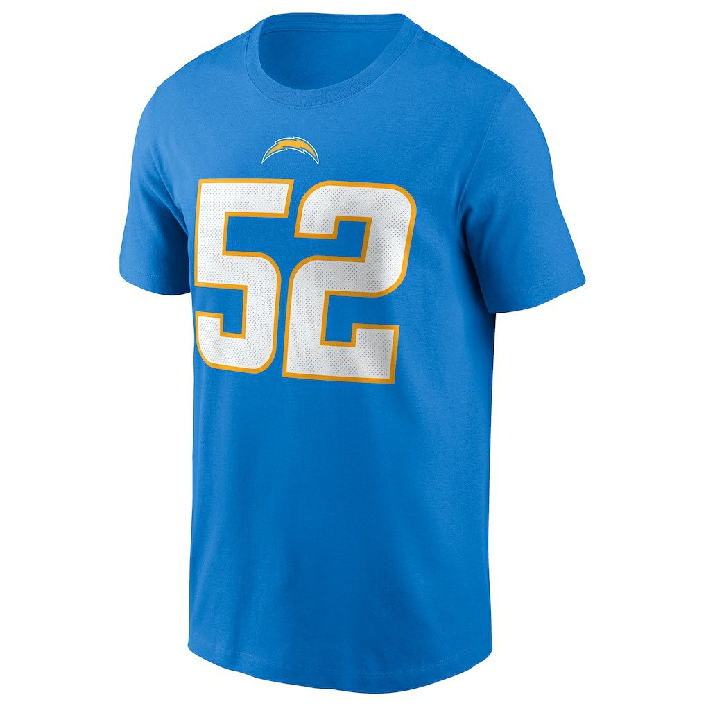 Khalil Mack Los Angeles Chargers Player Name & Number T-Shirt - Powder Blue - Nike