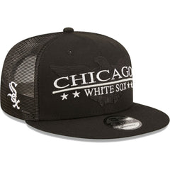 Chicago White Sox New Era Patriot Trucker 9FIFTY Snapback Hat Sale