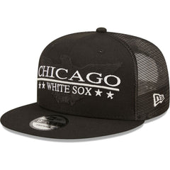 Chicago White Sox New Era Patriot Trucker 9FIFTY Snapback Hat Sale
